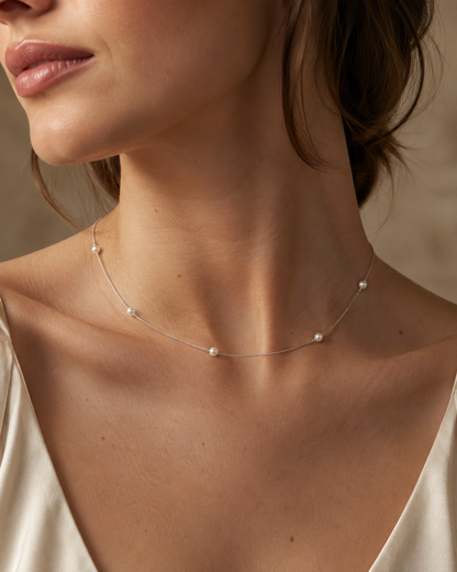 Choker perlas