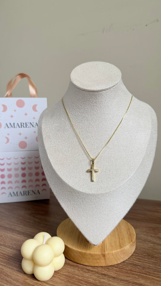 COLLAR CRUZ ZIRCONIAS