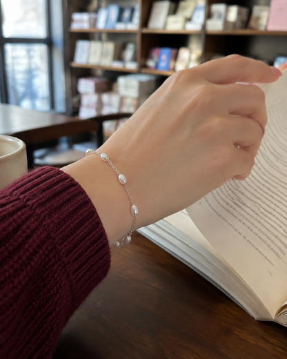 Pulsera Perla Ovalada