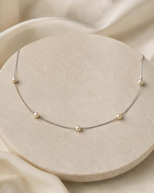Choker perlas