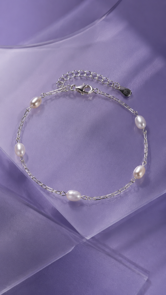 Pulsera Perla Ovalada