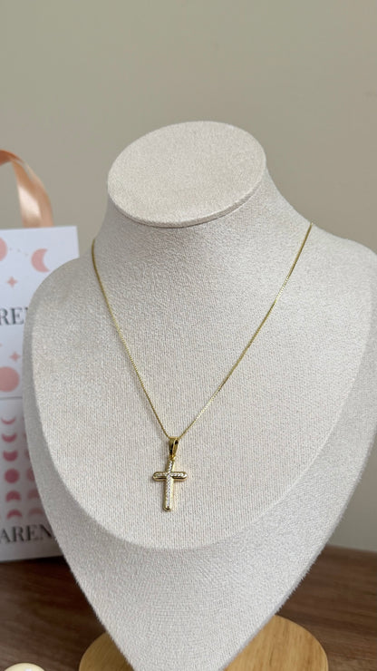 COLLAR CRUZ ZIRCONIAS