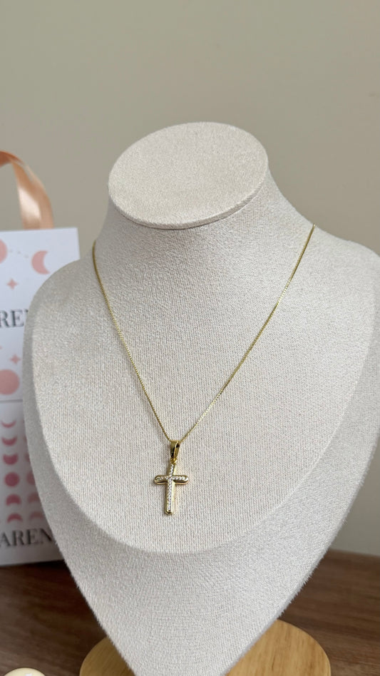 COLLAR CRUZ ZIRCONIAS